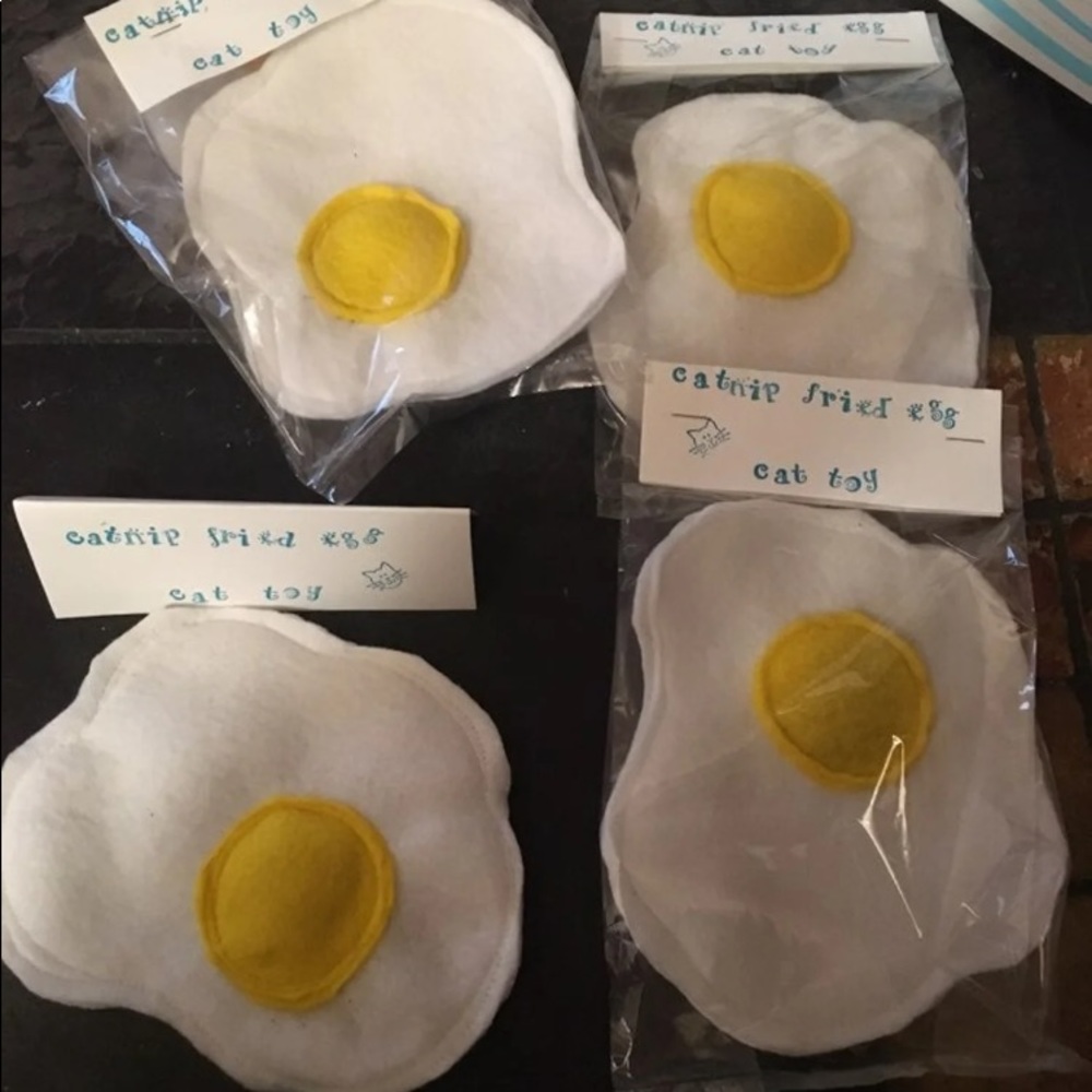 2 Catnip Fried Eggs